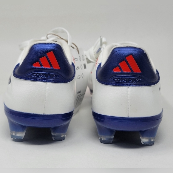 adidas Soccer Copa Pure 2 Elite FG Cloud White Blue Cleats IG6402 Men's Size 7 - Picture 6 of 12